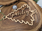 2026 Personalized Christmas Ornament | Custom Name Tree Decor in Acrylic or Wood | Modern Holiday Gift | Bespoke Engraved Keepsake