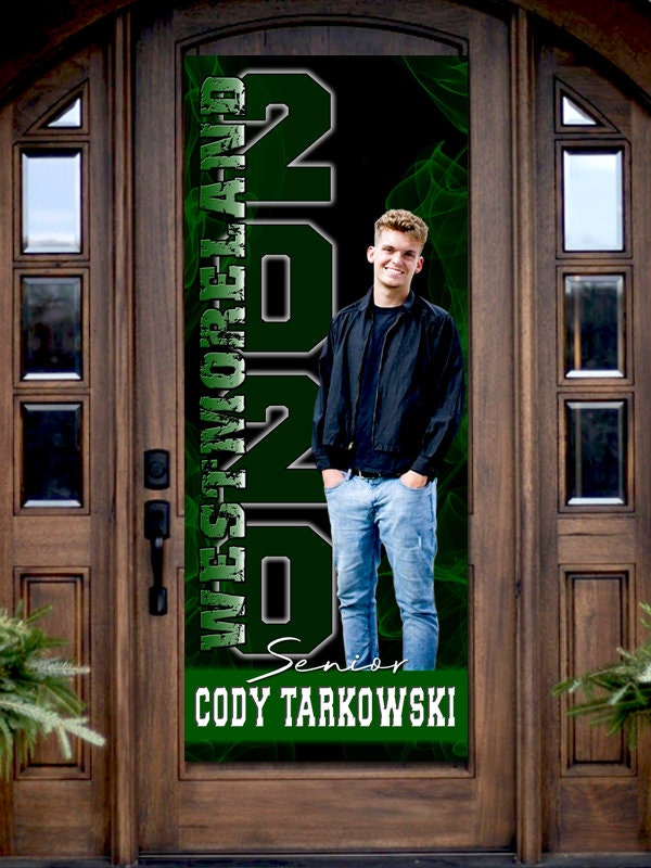 Personalized Graduation Banner: Class of 2026, School Photo (Printed or Digital)