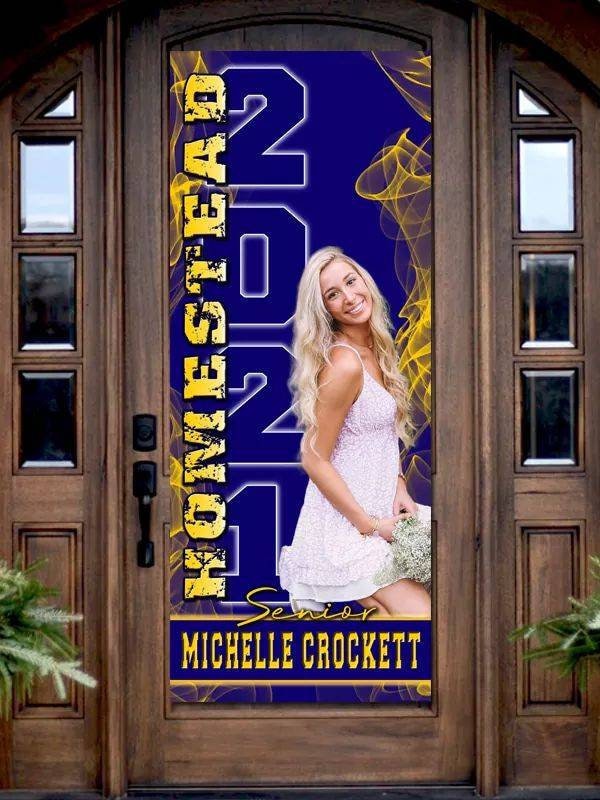 Personalized Graduation Banner: Class of 2026, School Photo (Printed or Digital)