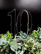 Clear Acrylic Table Numbers: Elegant Wedding Centerpiece Decor