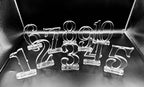 Clear Acrylic Table Numbers: Elegant Wedding Centerpiece Decor