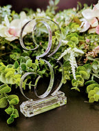 Clear Acrylic Table Numbers: Elegant Wedding Centerpiece Decor