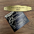 Personalized Deer Mount Name Plate: Engraved Trophy Plate, Brushed Finish