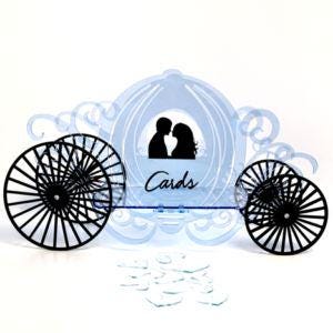 Cinderella Carriage Card Box Laser Cut File: Wedding Decor (Digital Download)