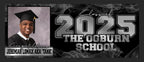 2'x5' Personalized Graduation Banner with Photo - Custom School Colors Class of 2026 - Vinyl Party Backdrop or Digital Design