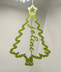 2025 personalized Christmas tree ornament, acrylic, wood ornament, custom-made, fast delivery, name ornaments, Christmas gift