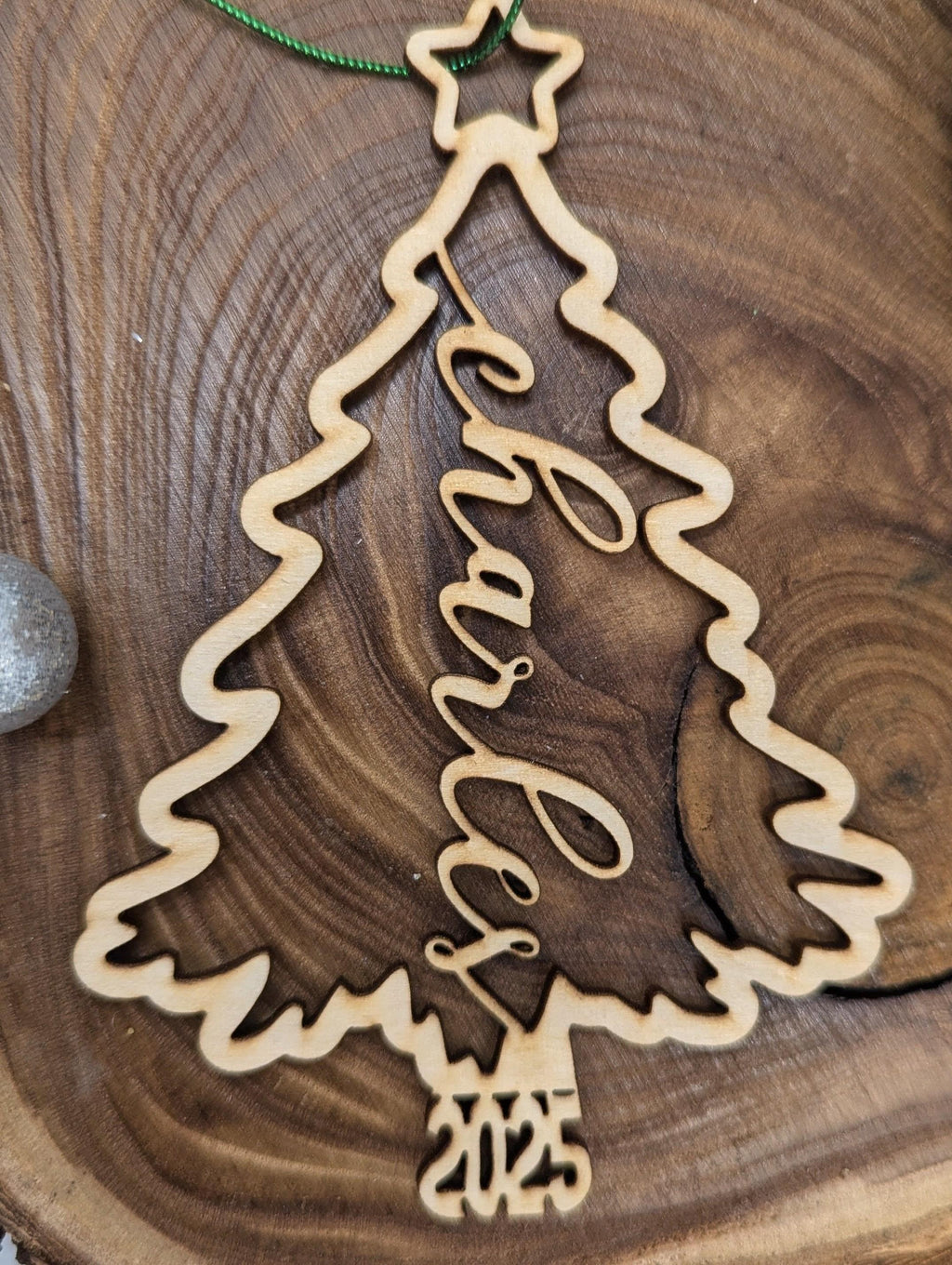 2025 personalized Christmas tree ornament, acrylic, wood ornament, custom-made, fast delivery, name ornaments, Christmas gift