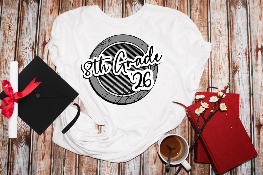 8th Grade Class of 2030 2026 SVG, Graduation Gift (Digital File), 3 different Designs